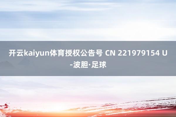 开云kaiyun体育授权公告号 CN 221979154 U-波胆·足球