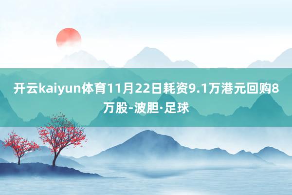 开云kaiyun体育11月22日耗资9.1万港元回购8万股-波胆·足球